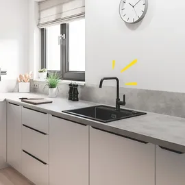 Grohe Start Einhebelmischer Schwarz Matt