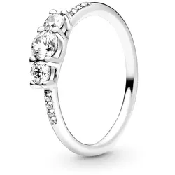 Pandora 196242CZ Damenring Silber Antrag und Verlobung, 52/16,6