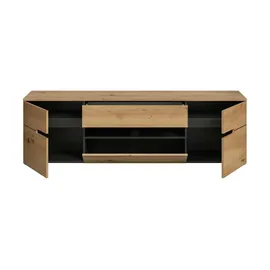Möbel Boss Canu TV-Lowboard 55 x 184 x 44 cm Basalt grau Spanplatte