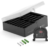 Ansmann 1900-0041-1, 9V Block Akkus und Batterien - Praktische Akkubox zum Schutz & Transport für 48 Accus - Batterie Box & Akku Box zur Aufbewahrung