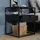 VCM Nachtschrank Flokas M 45 x 40 x 55 cm Schwarz