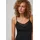 Ysabel Mora Spaghettitop YSABEL MORA, Damen, Gr. XL, schwarz, Mikrofaser, Obermaterial: 90% Polyamid, 10% Elasthan, figurbetont hüftlang, V-Ausschnitt, Tops, elastisch, Spitzeneinsatz, schmale Träger, femininer Stil