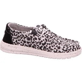 HEYDUDE Hey Dude wendy animal, schwarz/grau - 37 EU