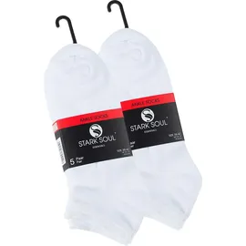 STARK SOUL Sneakersocken 10 Paar Weiß 43-46