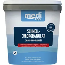 mediPool Schnell-Chlor Granulat Weiß 5 kg