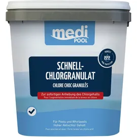 mediPool Schnell-Chlor Granulat Weiß 5 kg