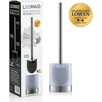 LOOMAID WC-Bürste Silikonkopf Edelstahl Anthrazit