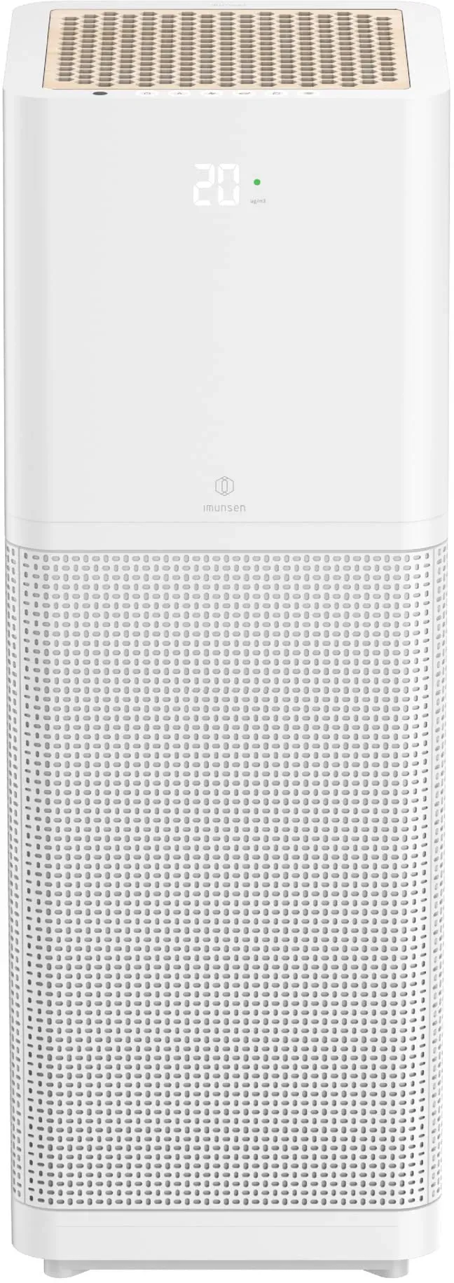 IMUNSEN M-001 Air Purifier with Cypress Wood Filter, H13 True HEPA Filter, 100% Ozone Free, Cyclone Mode, Auto Sleep Mode, Made in Korea (M-001W (White))