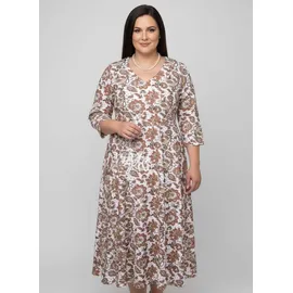 Inspirationen Etuikleid Druck-Kleid Weiß 48
