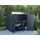 vente-unique Gartenhaus 4 x 1 m Anthrazitgrau