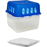 4 Stück Innenraum Raumentfeuchter Luftentfeuchter Nachfüllpack 400g - Blau/Weiß