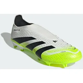 adidas Predator League Laceless FG Herren Cloud White/Core Black/Lucid Lemon 48