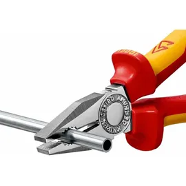 Knipex Kombizange L.180mm Mehrkomp.-Hüllen verchr.VDE