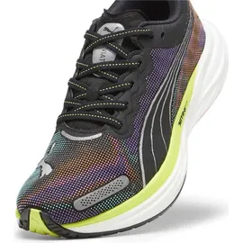 Puma Deviate Nitro 2 Psychedelic Rush Laufschuhe - Black / Lime Pow / Poison Pink - EU 38