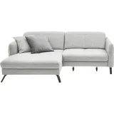 Set One by Musterring Ecksofa »SO 4400 V«, wahlweise mit motorischer Bettfunktion & Kopfverstellung, Fuß schwarz
