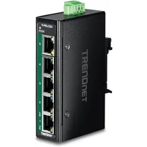 TRENDNET TI-PELC50 5-Port Industrial DIN-Rail Mini Switch