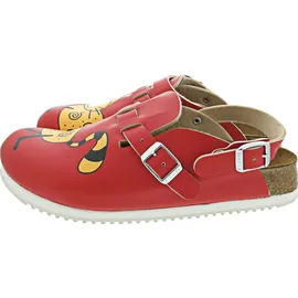 Birkenstock Clog Kay Superlauf, Birko-Flor, Cat Red, schmal, Größe 41