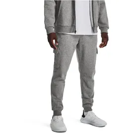 Under Armour Rival Fleece Cargohose Herren 026 castlerock light heather/white L