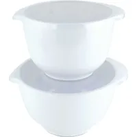 Mepal ROSTI Schüssel 2-er Set MARGRETHE weiss ca 2+3L mit Deckel | RO-244726 - Weiß