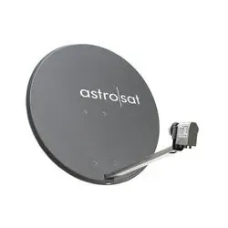 1St. Astro SAT-Set 850-1 Set: 1x Parabolantenne AST 850 anthrazit, 85 cm inkl A/...
