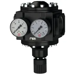 Großdruckregler mit 2 Manometern, G 2", Regelbereich 0,5 - 6 bar