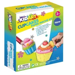 Kinderkunst: Papiermaché-Set - Muffins