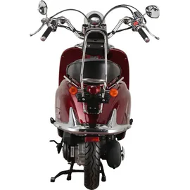 Alpha Motors Mofaroller Firenze 50 ccm 25 km/h, weinrot
