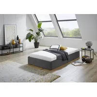 Westfalia Schlafkomfort Polsterbett "Osaka", grau (anthrazit), B:105cm L:205cm, Bezug: