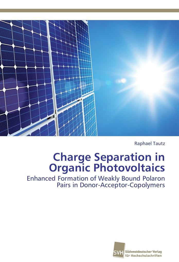 Charge Separation in Organic Photovoltaics: Buch von Raphael Tautz