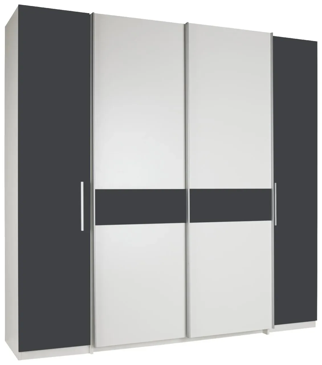 Z2 Dreh-/Schwebetürenschrank 4trg FABIO - B/H/T ca. 215,00x211,00x60,00
