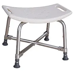 Duschhocker XXL rechteckig belastbar bis 225 kg