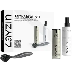 LAYZIN Anti-Aging Microneedling Set für die Hautpflege Grau 