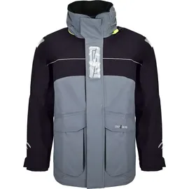 crazy4sailing Herren Bergen II Offshore Segeljacke, Grau, XL