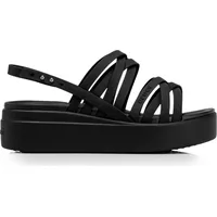 Crocs Brooklyn Strappy Low Wedge Sandalen Black 42 1/2