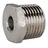 Riegler Reduziernippel, R 1/2 a., G 1/8 i., SW 22, Messing vernickelt