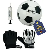 Best Sporting Set Fußball Torwarthandschuhe + Pumpe