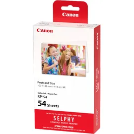 Canon RP-54 Tinten und Papiersatz Postkartenformat