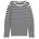 Ottoman Pullover Dark Navy White Stripe XL