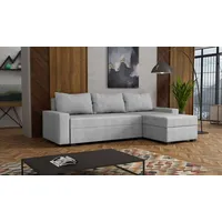 Fun Möbel Ecksofa Schlafsofa Sofa AGNETA LUX Stoff Lincoln