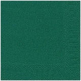 Duni Servietten uni Darkgreen 33x33cm 3lagig 20 Stück