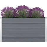 vidaXL Hochbeet 100 x 100 x 45 cm Grau