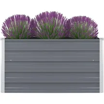 vidaXL Hochbeet 100 x 100 x 45 cm Grau