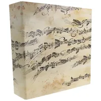 MUSIKBOUTIQUE musikalischer Ordner mit Notenzeilen für DIN A4
