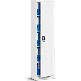 Jan Nowak Alex Aktenschrank 185 x 45 x 40 cm Weiß