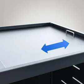 CLP Tanis für 2-3 Mülltonnen bis 240 l 132 x 80 x 116 cm anthrazit