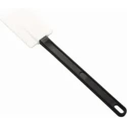 SCHNEIDER Stielschaber aus Silikon, weiß/schwarz 200751 , Länge: 350 mm, Schaber: 115 x 68 mm