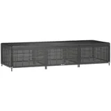 vidaXL Abdeckung für Sonnenliege 12 Ösen 205x75x40 cm Polyethylen