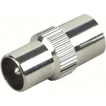 Schwaiger IEC Adapter mit IEC-Stecker und IEC-Buchse