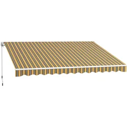 Outsunny Markise Aluminium, Polyester