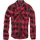Brandit Textil Check Langarmhemd Red / Black 3XL